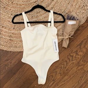 White UO bodysuit! WITH TAGS